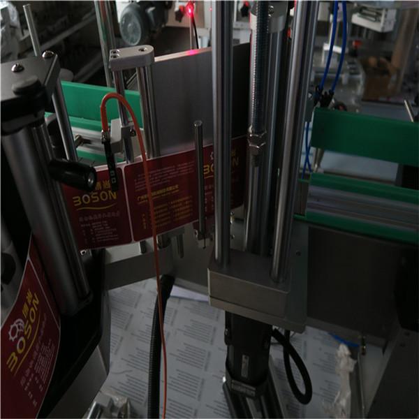 தானியங்கி இரண்டு பக்க பாட்டில் லேபிளிங் இயந்திரம் பிசின் லேபிள் ஸ்டிக்கர் ஷாம்பு ஒயின்