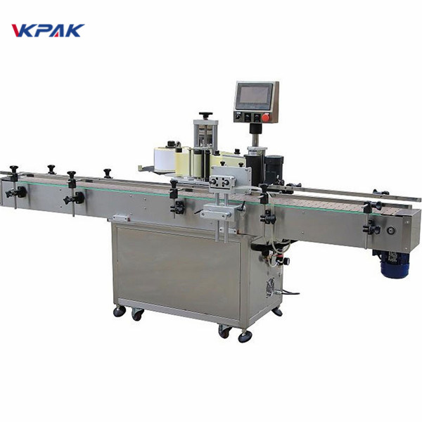 தானியங்கி எண்ணெய் செங்குத்து சுய பிசின் சுற்று பாட்டில் லேபிளிங் இயந்திரம்