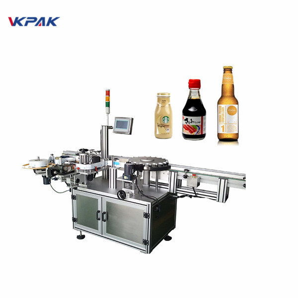 சுற்று பாட்டில் ஓரியண்டட் மடக்கு-சுற்றி லேபிளிங் அமைப்பு