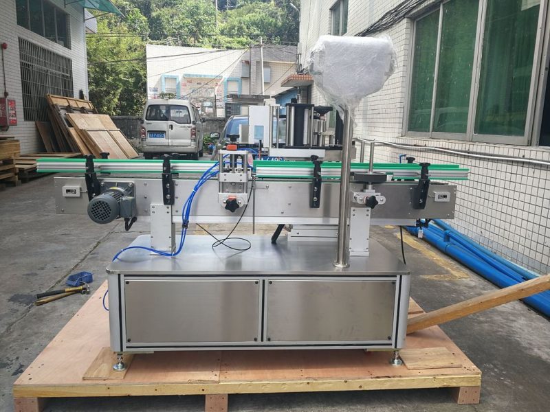 சுற்று பாட்டில் / கொள்கலன் / ஜாடி சப்ளையருக்கான சீனா ஓரியண்டட் மடக்கு-சுற்றி லேபிளிங் அமைப்பு