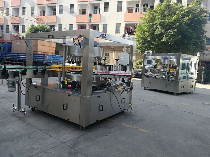 ரோட்டரி லேபிளர் முன் மற்றும் பின் / கழுத்து மற்றும் முன் வேகம் 15000 பி / எச் சிஇ சான்றிதழ்