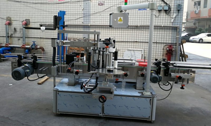 சீனா டபுள் சைட் ஸ்டிக்கர் எலிப்டிகல் ஓவல் பாட்டில் தானியங்கி லேபிளிங் இயந்திரம் 1200W சப்ளையர்